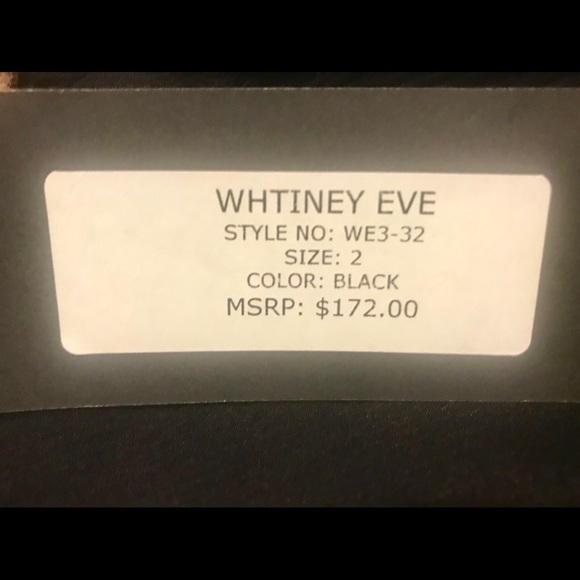 NWT Whitney Eve Size 2 XS Black dress lace top - Picture 5 of 5